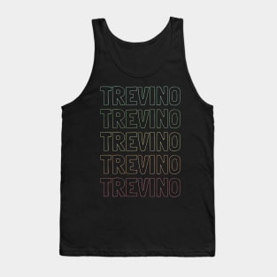 Trevino Name Pattern Tank Top